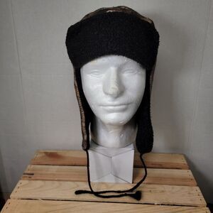 Men's Camo Fleece Trapper Hat - Size Large